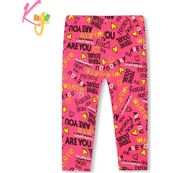 Dívčí bavlněné 3/4 legíny KUGO SV0376 růžová Velikost: 140