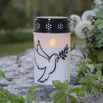 Lampička STAR TRADING LED světlo na hrob Dove 1xLED 0.06W bílá