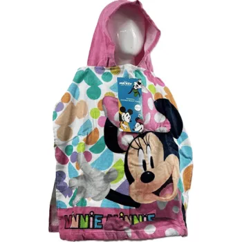 Dívčí župan Setino Plážové pončo MINNIE 55x110cm