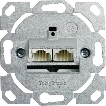Datový terminál Telegärtner síťová zásuvka pod omítku, parapetní lišta panel CAT 6A