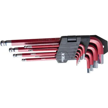 Dílna Sada imbus klíčů s kuličkou (9 ks) 1,5-10 mm XTline