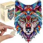 Kruzzel Dřevěné Vlk 170 dílků