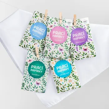 Prací prášek EcoHaus Prací papírky EcoHaus-sada mix vůní