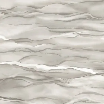 Tapeta Vliesová tapeta na zeď, šedá, vlnky, mramor, SA524043, Santa Fe, Design ID