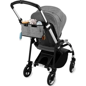 Přebalovací taška SKIPHOP SKIP HOP Organizér na kočárek Grab&Go Ultra grey melange