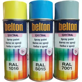 Barva ve spreji Belton SpectRAL rychleschnoucí barva ve speji RAL 2000 žlutooranžová lesk 400 ml