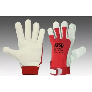 Pracovní rukavice DORO 1001-10 červené rukavice 10