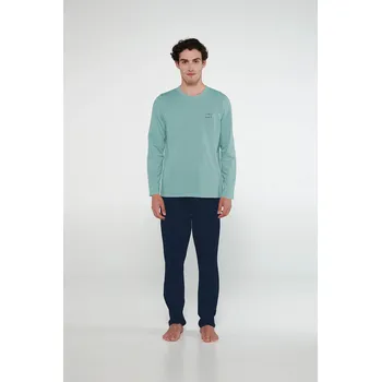 Pánské pyžamo Vamp Bavlněné pánské pyžamo 19959