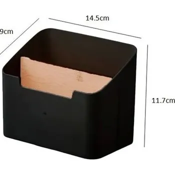 Úložný box Úložný box na kosmetiku a kapesníky | organizér - černý