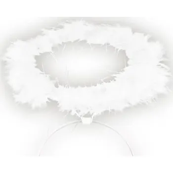 Karnevalový doplněk Svatozář andělská čelenka