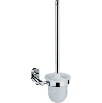 WC štětka Kela WC set LUCIDO nerez 15x12x43cm KL-22696