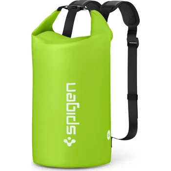 Cestovní taška Nepromokavý vak Spigen Aqua Shield WaterProof Bag A631 (30L) Cactus green