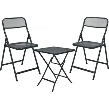 Zahradní sestava ProGarden Zahradní nábytek skládací sada stůl + 2 židle KO-X81100210