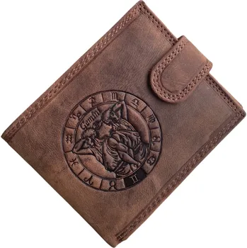 Peněženka PRAGATI Pánská kožená peněženka se znamením blíženci