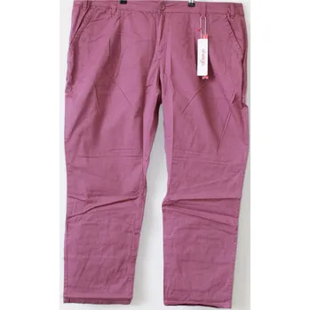 Dámské kalhoty Dámské plátěné kalhoty | Fialové