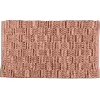 Protiskluzová podložka Kela Koupelnová předložka Leana 100x60 cm bavlna červená KL-23512