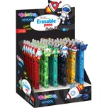 Gumovatelné pero Colorino Vesmír, modrá náplň