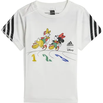 Dívčí tričko Dětské Tričko s krátkým rukávem ADIDAS I DY MM T HR9482 – Bílá 98