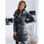 Dlouhá dámská bunda bez kapuce LONDON PREMIUM TY3162 Barva: Černá, Velikost: XL