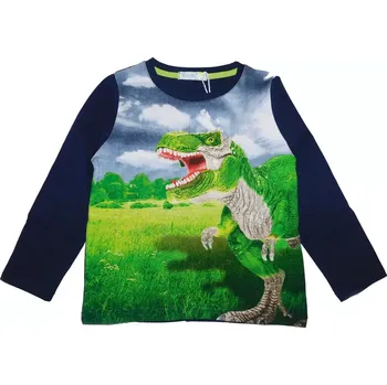 Chlapecké tričko dl.r. Kugo DT9363 tmavě modré