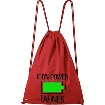 DOBRÝ TRIKO Bavlněný batoh 100% tatínek Barva: Červená