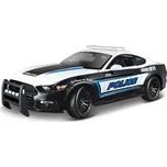 Maisto - 2015 Ford Mustang GT, černo-bílá, 1:18