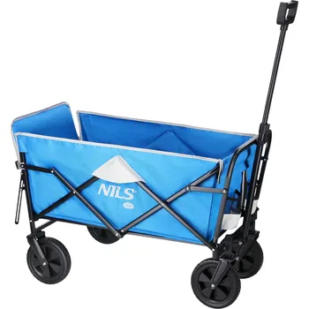 Zahradní vozík Kempingový vozík NILS Camp NC1606 modro-šedý