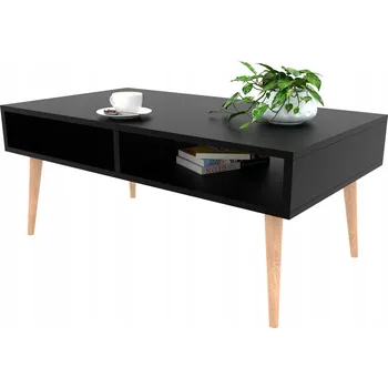 Konferenční stolek Konferenční stolek Malecki Meble obdélníkový 90 x 50 x 45 cm černý