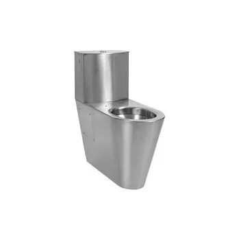 Sanela Nerezové kombi WC pro tělesně handicapované, spodní přívod vody SLWN 16