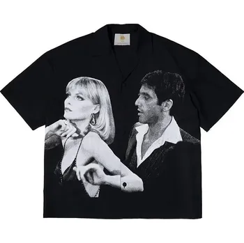 Dámská halenka Dámská dlouhá halenka Scarface potisk Velikost: S, Barva (Varianta): 1