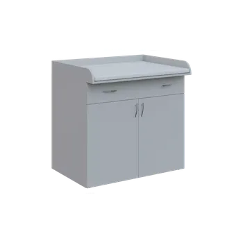 přebalovací pult a komoda NXPP - 100 přebalovací pult, 1000x1000x800, šedá