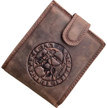 Peněženka PRAGATI Pánská kožená peněženka se znamením Střelec