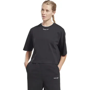 Dámské Tričko s krátkým rukávem REEBOK RIE TEE HT8059 – Černá XL