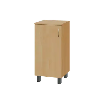 Šatní skříň SN 2 - 4D kancelářská skříň, 1-dveřová, levá, 832x400x400, javor horský