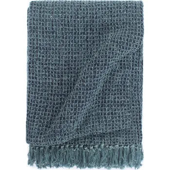 Přehoz na lůžko Přehoz bavlna 220 x 250 cm indigově modrý IM_133754