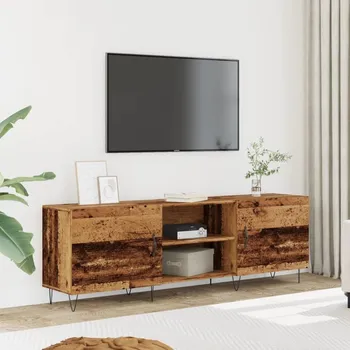 Televizní stolek vidaXL TV skříňka 150x30x50 cm kompozitní dřevo [829095] Barva: Staré dřevo