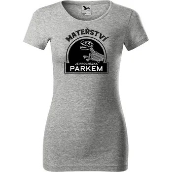 Dámské tričko DOBRÝ TRIKO Dámské tričko Mateřství Velikost: L, Barva: Šedá