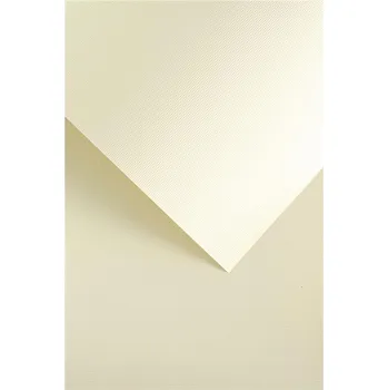 Umělecký papír Ozdobný papír A4 Stripes - 230 g/m2, slonová kost, 20 listů