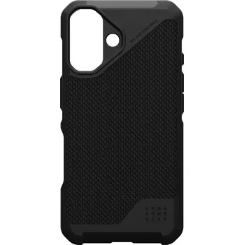 Pouzdro na mobilní telefon Kryt na mobil UAG Metropolis LT Magsafe Kevlar Black iPhone 16