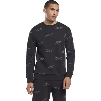 Pánská mikina Pánská Mikina REEBOK RI AOP CREW HM9322 – Černá S