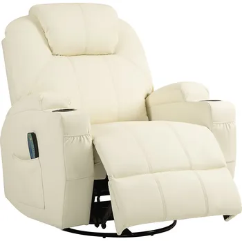 Masážní křeslo Masážní televizní křeslo Felix| krémově bílé