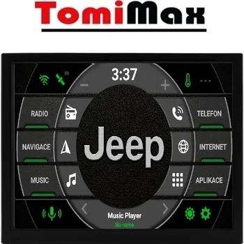 Autorádio TomiMax Jeep, Chrysler, Dodge ANDROID 14 autorádio s WIFI, GPS, USB, BT HW výbava: 8 Core 4GB+64GB PX HIGH, Velikost obrazovky: Dotyková obrazovka: 8,8"