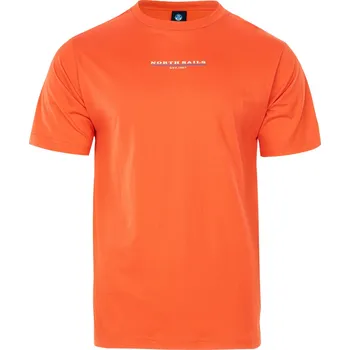 Pánské tričko Pánské Tričko s krátkým rukávem NORTH SAILS SS T-SHIRT WITH GRAPHIC 692839-0730 – Oranžová XL