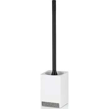 Kela WC sada Cube polyresin bílá KL-23695