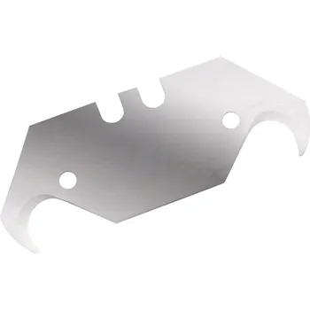 Pracovní nůž Náhradní trapézové břity s háčkem (10 ks) 61x19 mm RICHMANN