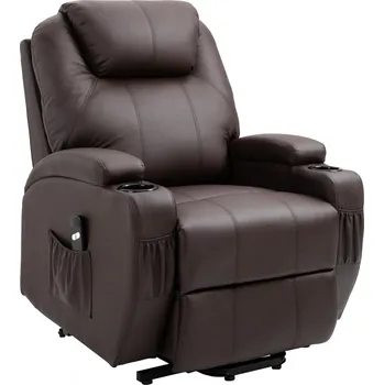 Křeslo Relaxační televizní křeslo Bella 85x92x109 cm | kávově hnědé