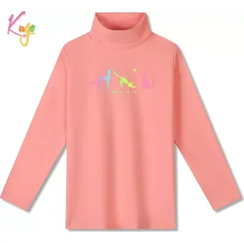 Dětské termoprádlo Dívčí rolák Kugo FT1219 lososový