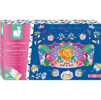 Janod Korunky štrasové kamínky a nálepky Atelier Sada Midi 5+
