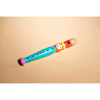 Zobcová flétna Dětská Zobcová Flétna Malovaná ze Dřeva Malá