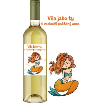 Víno Víla jako ty, si zaslouží pořádný ocas - z květů černého bezu 11,5% alk. | Rybízák.cz z květů černého bezu 11,5% alk.